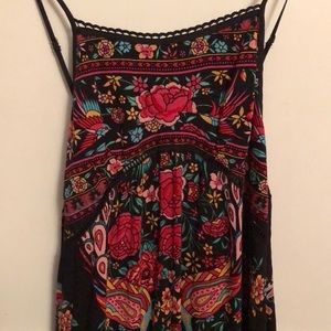 Spell Hotel Paradiso Strappy Maxi Dress in Jet XS